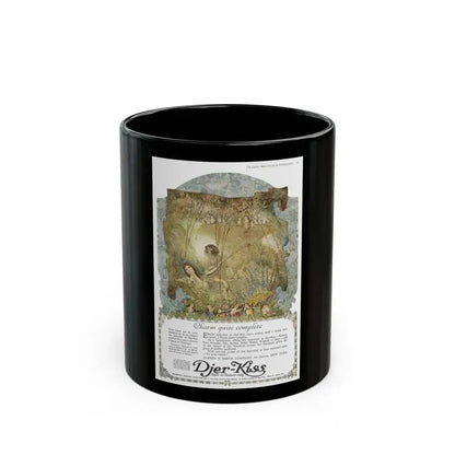 Djer-Kiss ad, Ladies' Home Journal, February 1919 - Black Coffee Mug 11oz - Go Mug Yourself