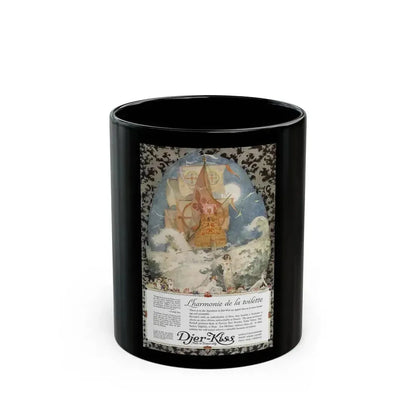 Djer-Kiss ad, Ladies' Home Journal, June 1918 - Black Coffee Mug 11oz - Go Mug Yourself
