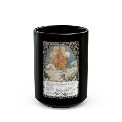 Djer-Kiss ad, Ladies' Home Journal, June 1918 - Black Coffee Mug 15oz - Go Mug Yourself