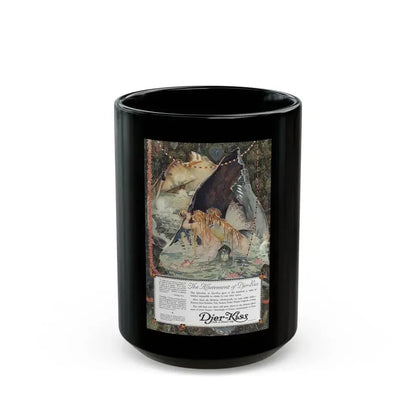 Djer-Kiss ad, Ladies' Home Journal, October 1918 - Black Coffee Mug 15oz - Go Mug Yourself