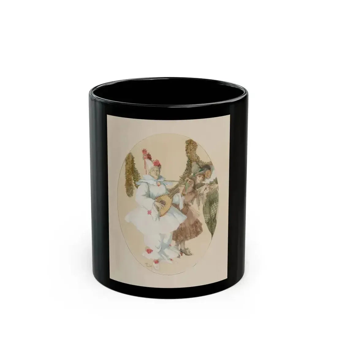Djer-Kiss advertisement, circa 1924 - Black Coffee Mug 11oz - Go Mug Yourself