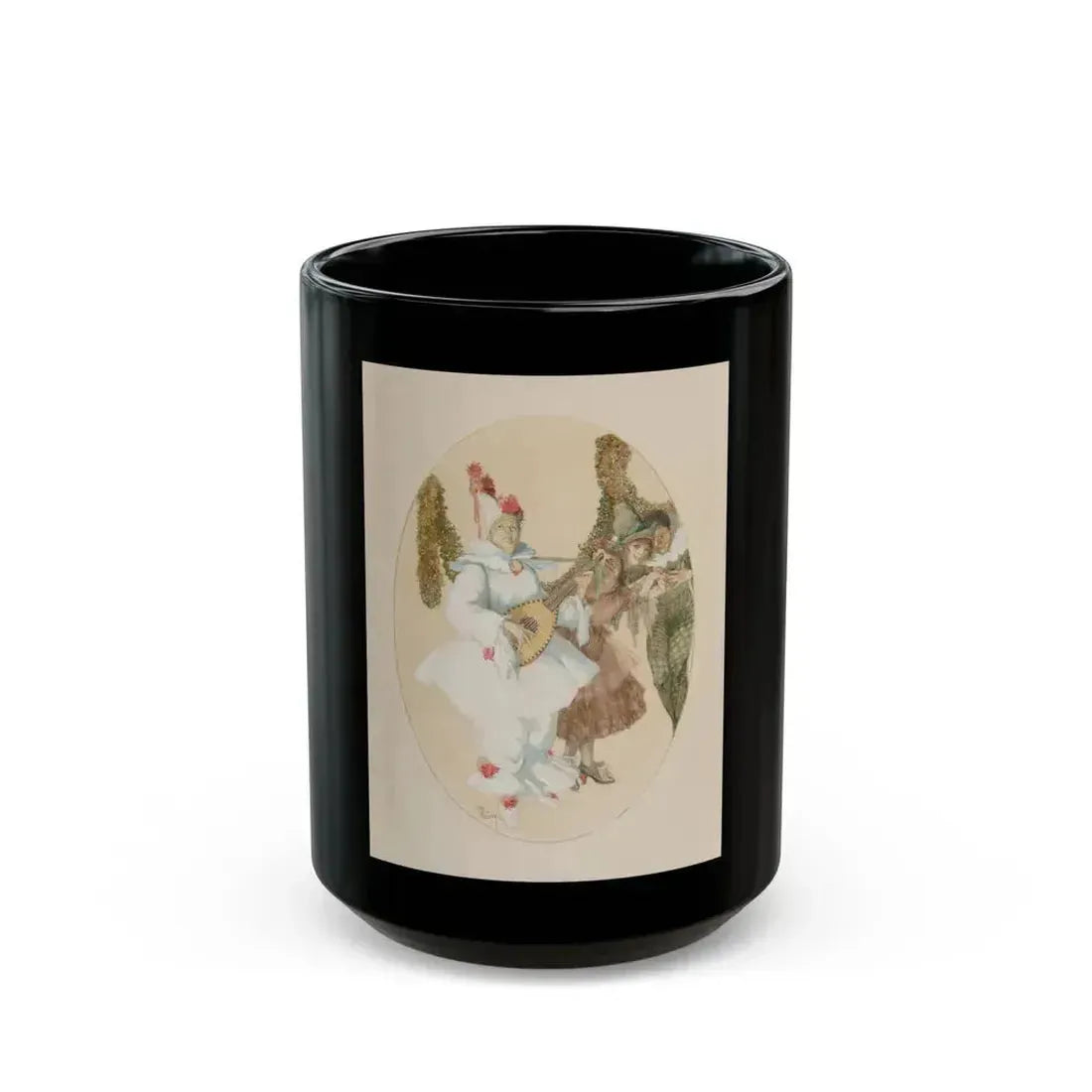Djer-Kiss advertisement, circa 1924 - Black Coffee Mug 15oz - Go Mug Yourself