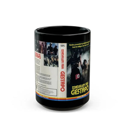 DJFEVELEN FRA GESTAPO (VHS COVER) - Black Coffee Mug 15oz - Go Mug Yourself