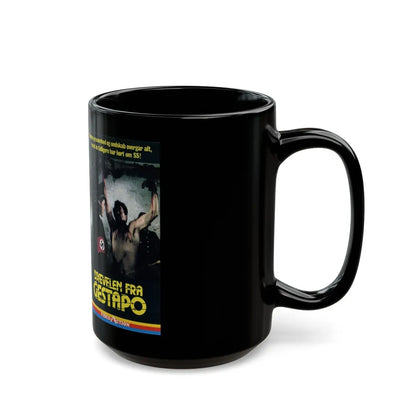 DJFEVELEN FRA GESTAPO (VHS COVER) - Black Coffee Mug-Go Mug Yourself