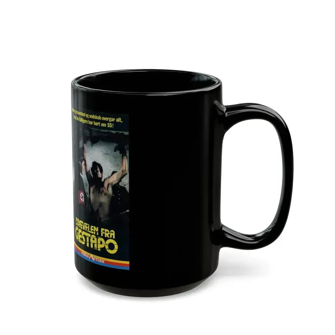 DJFEVELEN FRA GESTAPO (VHS COVER) - Black Coffee Mug - Go Mug Yourself