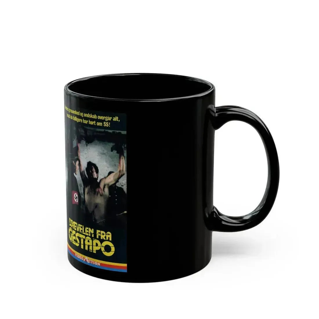 DJFEVELEN FRA GESTAPO (VHS COVER) - Black Coffee Mug - Go Mug Yourself