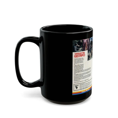 DJFEVELEN FRA GESTAPO (VHS COVER) - Black Coffee Mug-Go Mug Yourself