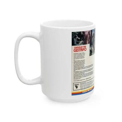 DJFEVELEN FRA GESTAPO (VHS COVER) - White Coffee Mug - Go Mug Yourself