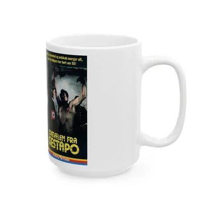 DJFEVELEN FRA GESTAPO (VHS COVER) - White Coffee Mug - Go Mug Yourself