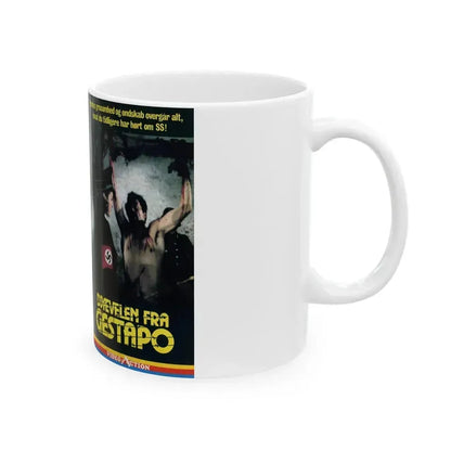 DJFEVELEN FRA GESTAPO (VHS COVER) - White Coffee Mug - Go Mug Yourself