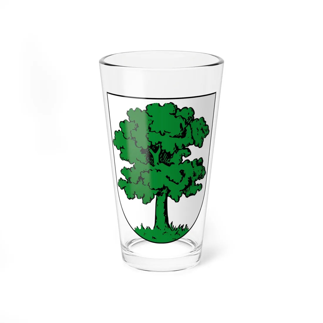 DK Hillerød COA (Denmark) (Coat of Arms) Pint Glass 16oz 16oz - Go Mug Yourself