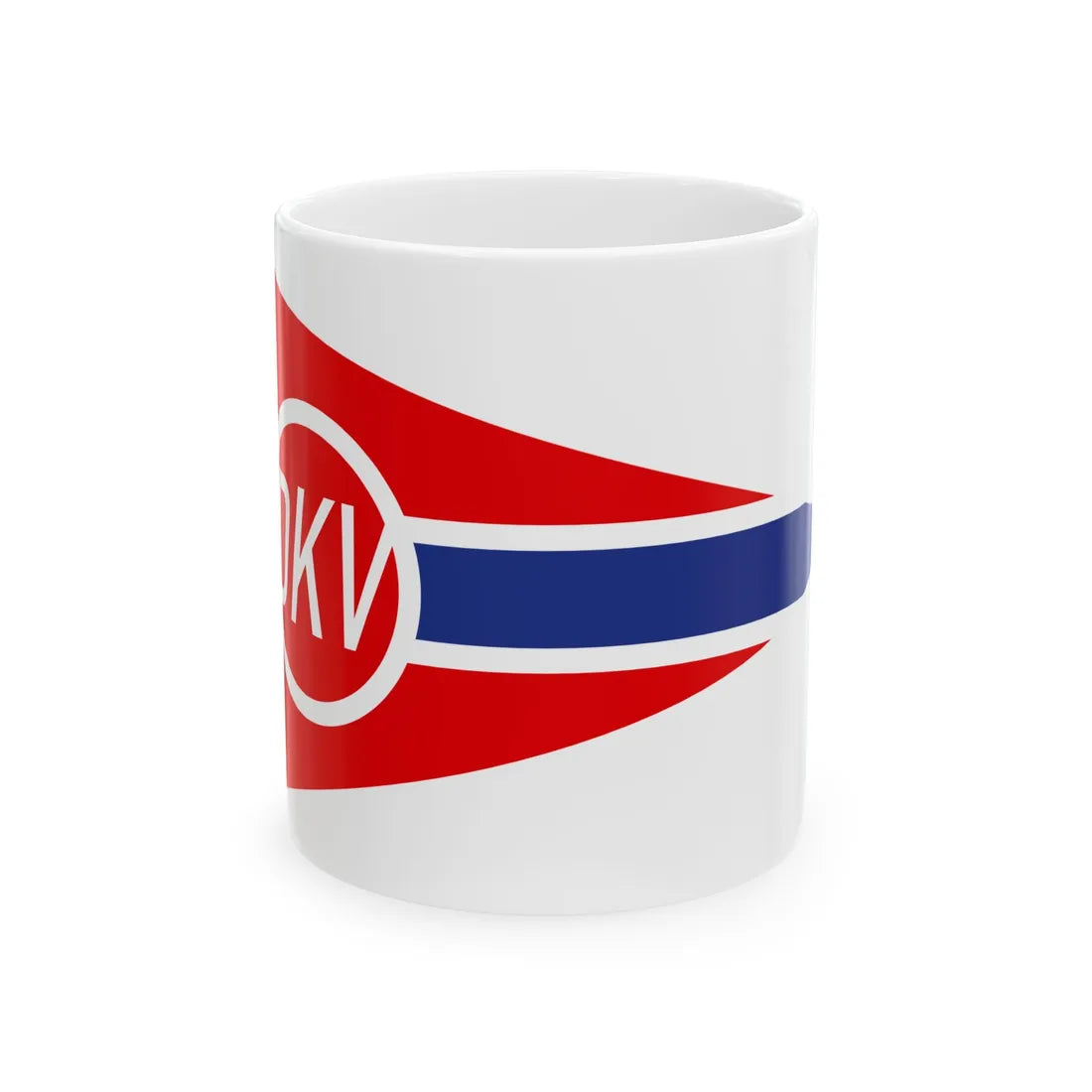 DKV Pennant (Germany) White Coffee Mug 11oz - Go Mug Yourself