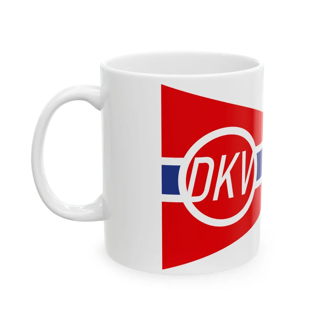 DKV Pennant (Germany) White Coffee Mug - Go Mug Yourself