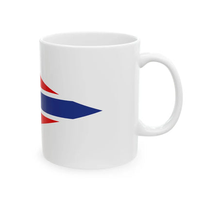 DKV Pennant (Germany) White Coffee Mug - Go Mug Yourself