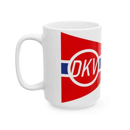 DKV Pennant (Germany) White Coffee Mug - Go Mug Yourself
