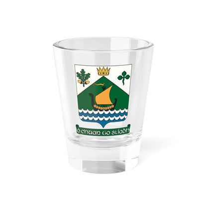Dún Laoghaire-Rathdown COA (Ireland) (Coat of Arms) Shot Glass 1.5oz 1.5oz - Go Mug Yourself