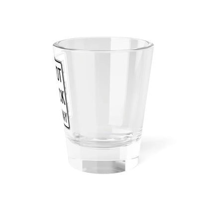 DO NOT BLOCK DRIVEWAY Delaware R10-7-DE (Delaware) (Road Sign) Shot Glass 1.5oz - Go Mug Yourself