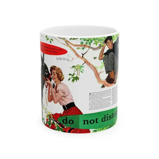 Do Not Disturb, McCall's, May 1954 - White Coffee Mug 11oz - Go Mug Yourself