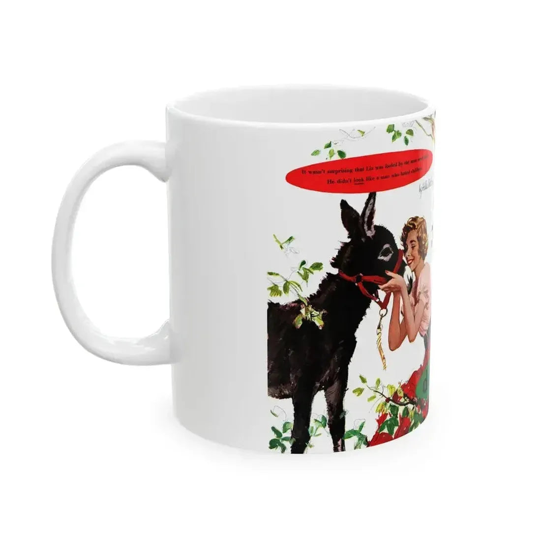 Do Not Disturb, McCall's, May 1954 - White Coffee Mug - Go Mug Yourself