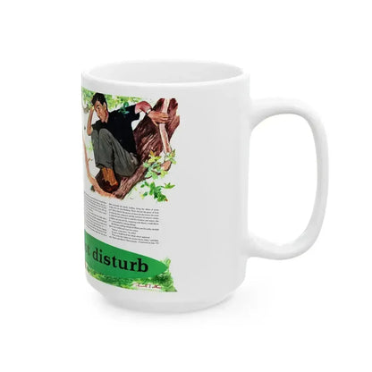 Do Not Disturb, McCall's, May 1954 - White Coffee Mug - Go Mug Yourself