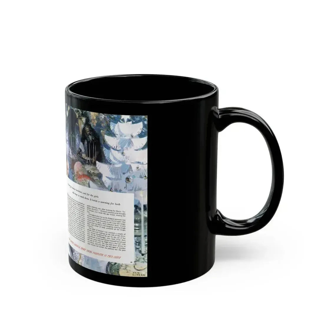 Do You Take This Woman, The American Magazine, December 1952 - Black Coffee Mug - Go Mug Yourself