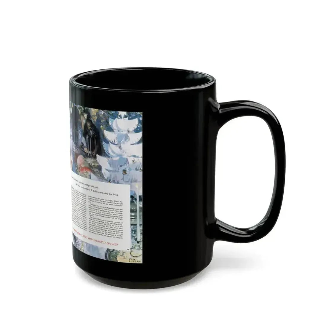 Do You Take This Woman, The American Magazine, December 1952 - Black Coffee Mug - Go Mug Yourself