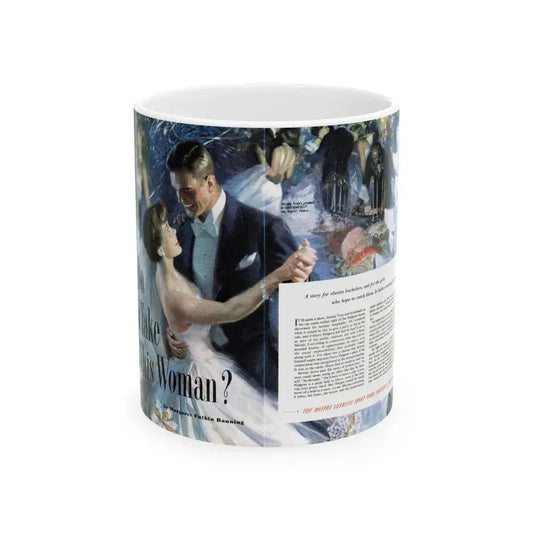 Do You Take This Woman, The American Magazine, December 1952 - White Coffee Mug 11oz - Go Mug Yourself