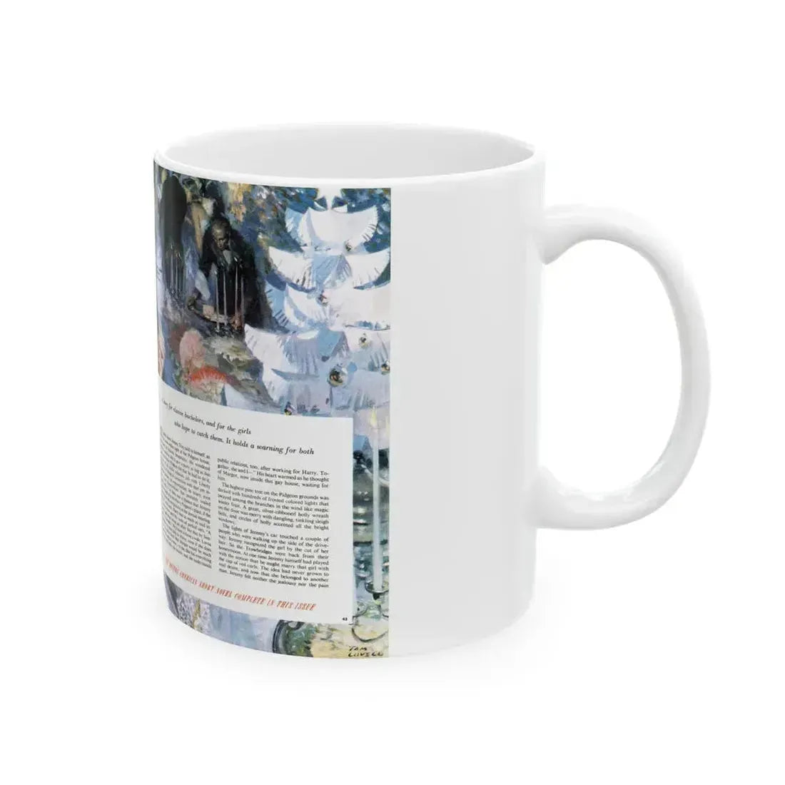 Do You Take This Woman, The American Magazine, December 1952 - White Coffee Mug - Go Mug Yourself