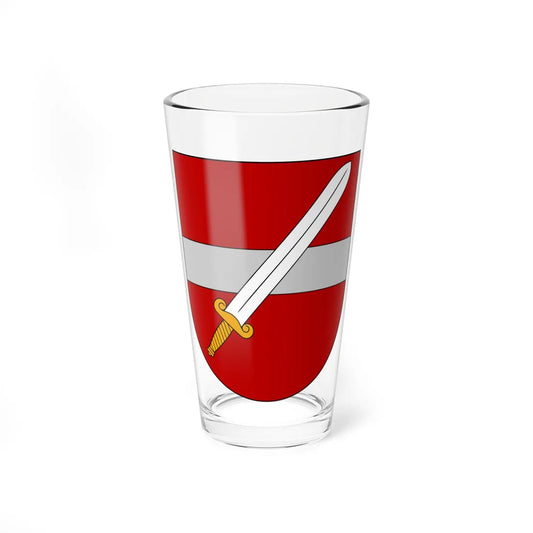 Dobele COA (Latvia) (Coat of Arms) Pint Glass 16oz 16oz - Go Mug Yourself