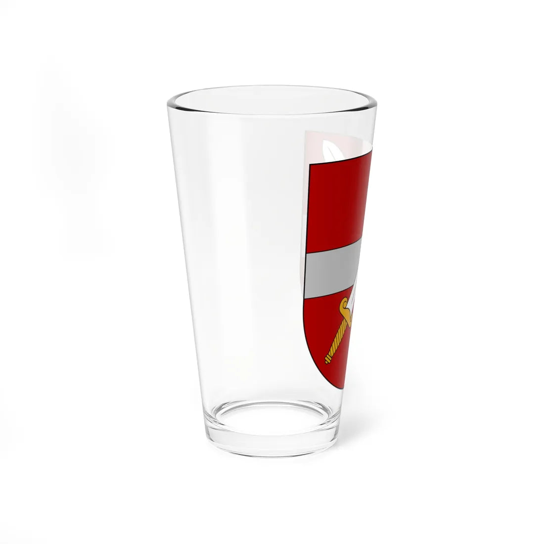 Dobele COA (Latvia) (Coat of Arms) Pint Glass 16oz - Go Mug Yourself