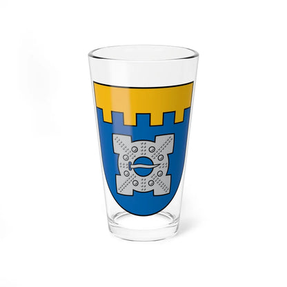 Dobeles novads COA (Latvia) (Coat of Arms) Pint Glass 16oz 16oz - Go Mug Yourself