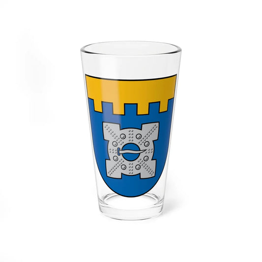 Dobeles novads COA (Latvia) (Coat of Arms) Pint Glass 16oz 16oz - Go Mug Yourself