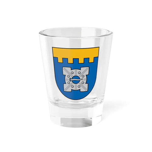 Dobeles novads COA (Latvia) (Coat of Arms) Shot Glass 1.5oz 1.5oz - Go Mug Yourself