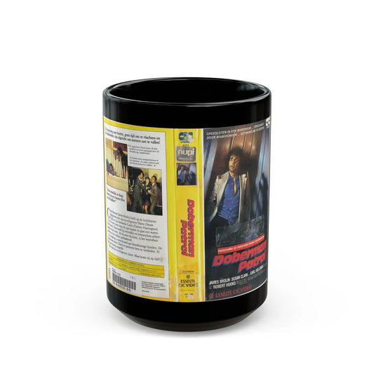 DOBERMAN PATROL (VHS COVER) - Black Coffee Mug-15oz-Go Mug Yourself