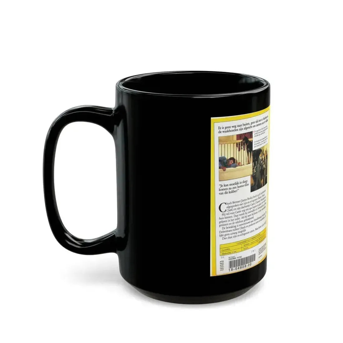 DOBERMAN PATROL (VHS COVER) - Black Coffee Mug - Go Mug Yourself