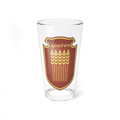 Dobrich-coat-of-arms (Bulgaria) (Coat of Arms) Pint Glass 16oz - Go Mug Yourself