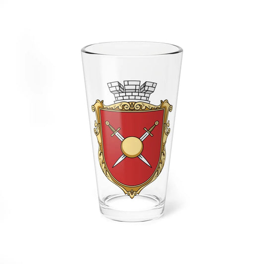 Dobromyl coat of arms UHT (Ukraine) (Coat of Arms) Pint Glass 16oz 16oz - Go Mug Yourself