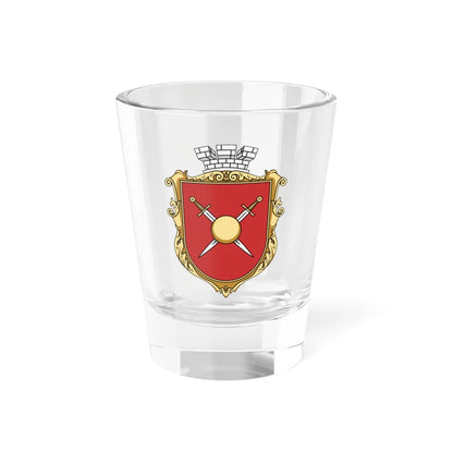 Dobromyl coat of arms UHT (Ukraine) (Coat of Arms) Shot Glass 1.5oz 1.5oz - Go Mug Yourself