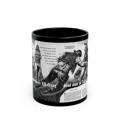 Doc Holliday - Kill-Crazy dead man of Tombstone, Man's Adventure, December 1958 - Black Coffee Mug 11oz - Go Mug Yourself