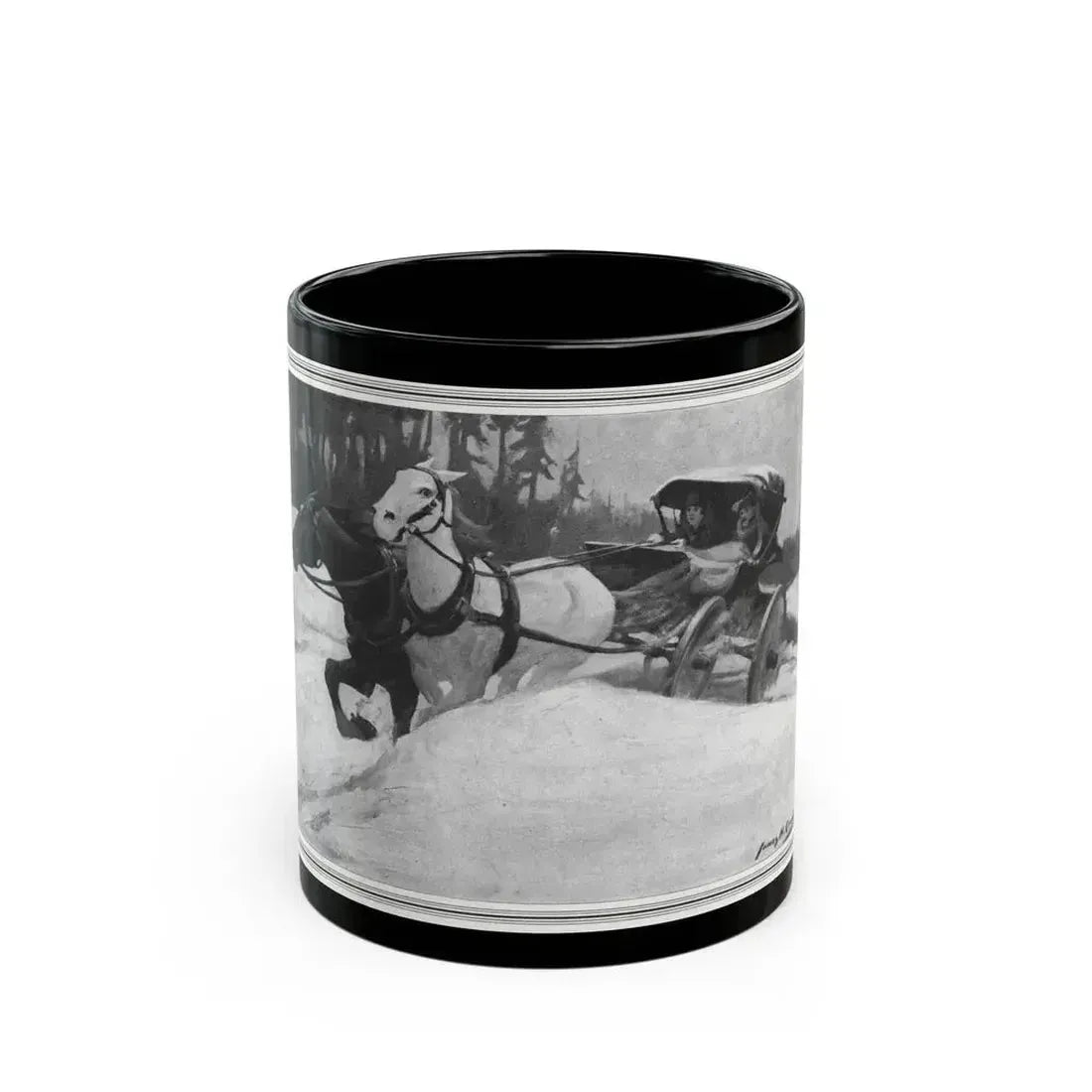 Doc Virginia (1), McCall's, August 1927 - Black Coffee Mug 11oz - Go Mug Yourself