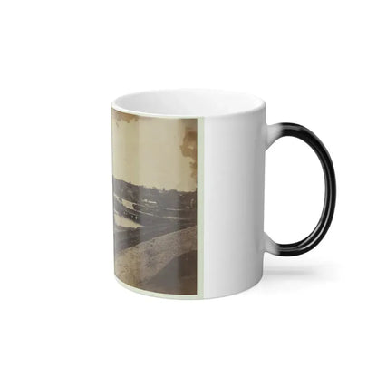 Dock on the South Side of the James River, Opposite Richmond, Va. (U.S. Civil War) Color Changing Coffee Mug 11oz - Go Mug Yourself