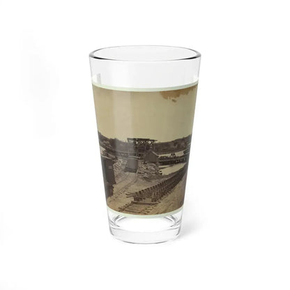 Dock On The South Side Of The James River, Opposite Richmond, Va. (U.S. Civil War) Pint Glass 16oz 16oz - Go Mug Yourself