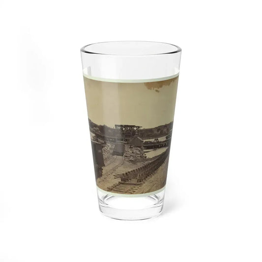 Dock On The South Side Of The James River, Opposite Richmond, Va. (U.S. Civil War) Pint Glass 16oz 16oz - Go Mug Yourself