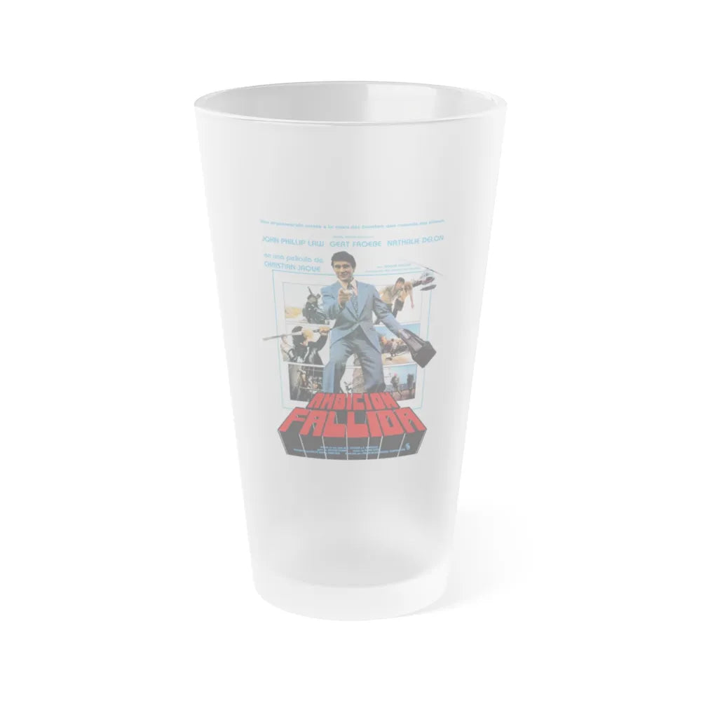 DOCTEUR JUSTICE 1975 Movie Poster - Frosted Pint Glass 16oz-16oz-Frosted-Go Mug Yourself