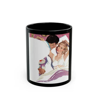 Doctor And Son by Richard Gordon, Woman's Own magazine, 1959 - Black Coffee Mug 11oz - Go Mug Yourself