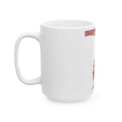 Doctor And Son by Richard Gordon, Woman's Own magazine, 1959 - White Coffee Mug - Go Mug Yourself
