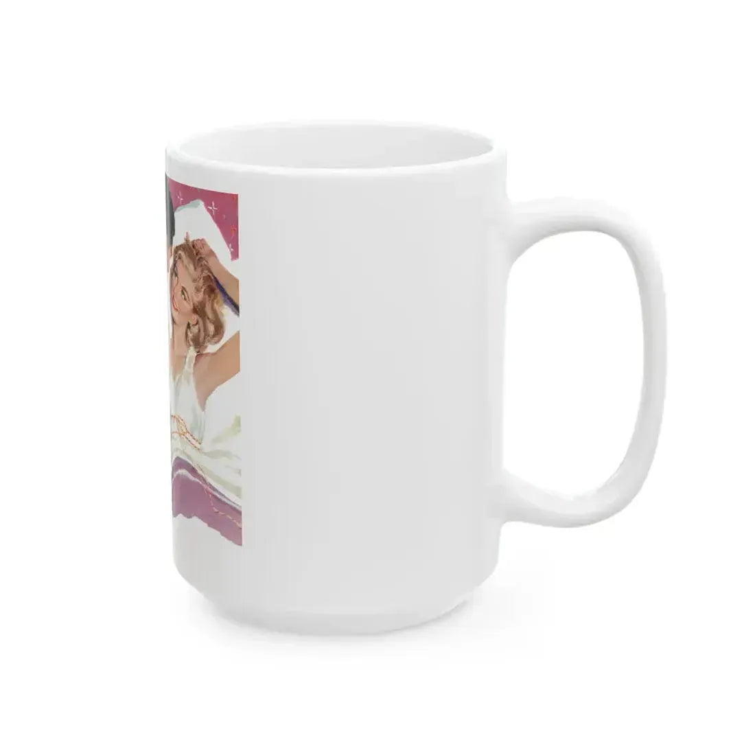 Doctor And Son by Richard Gordon, Woman's Own magazine, 1959 - White Coffee Mug - Go Mug Yourself