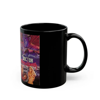 DOCTOR BLOODBATH (VHS COVER) - Black Coffee Mug - Go Mug Yourself