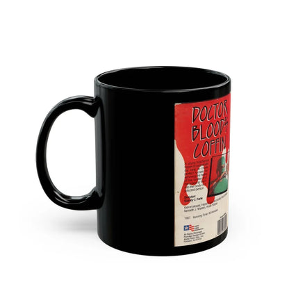 DOCTOR BLOODS COFFIN (VHS COVER) - Black Coffee Mug-Go Mug Yourself