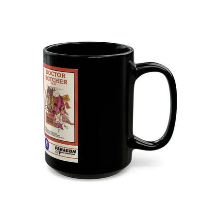 DOCTOR BUTCHER MD (VHS COVER) - Black Coffee Mug - Go Mug Yourself